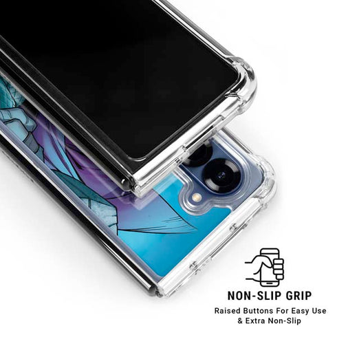 Marvel Thor Asgard on Ice Galaxy Z Fold6 Clear Case